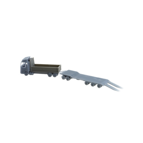 Spur lkw mit tieflader - spur,