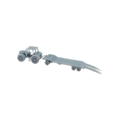 Spur traktor mit tieflader - spur, n
