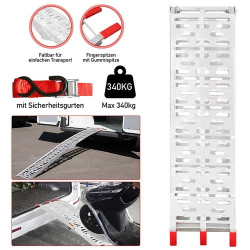Auffahrrampe klappbar - 1x,